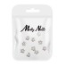 Molly Nails 3D K1124 - Декорации за нокти хамелеонови цветя 10бр.